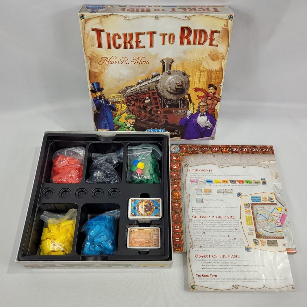 Ticket to Ride Alan R. Moon 2019 Boardgame by Days of Wonder